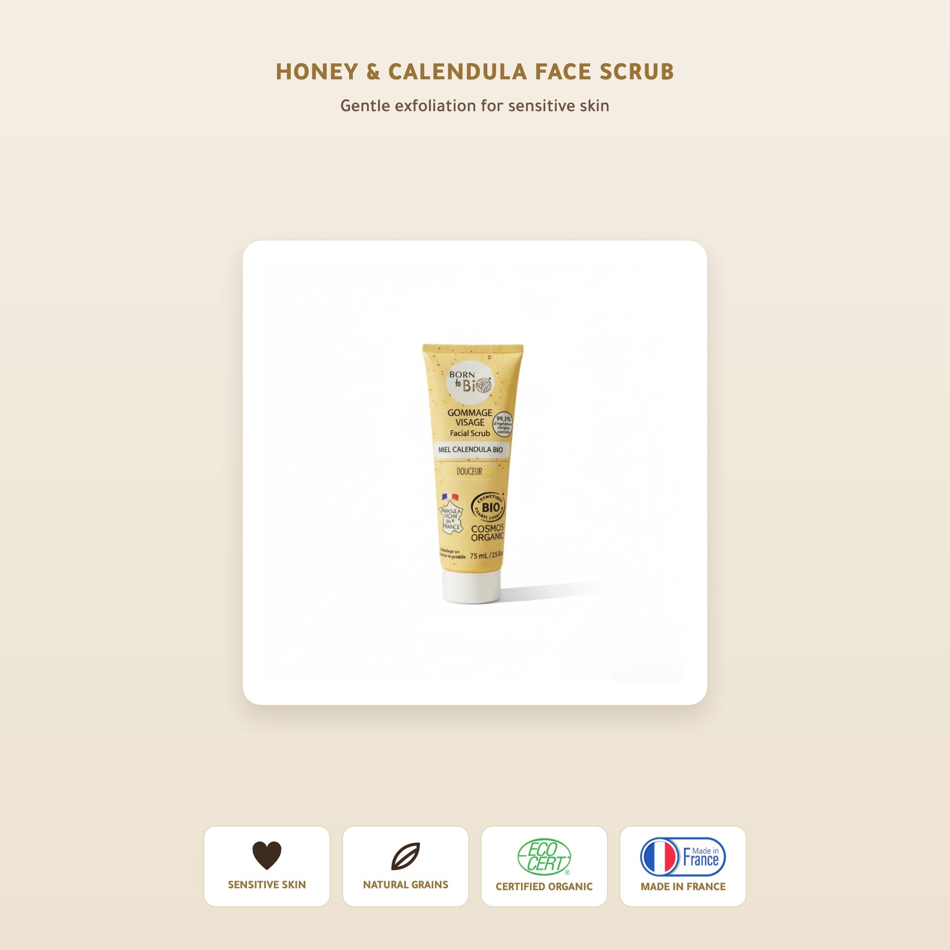 [EN] Calendula Honey Face Scrub – slide 1