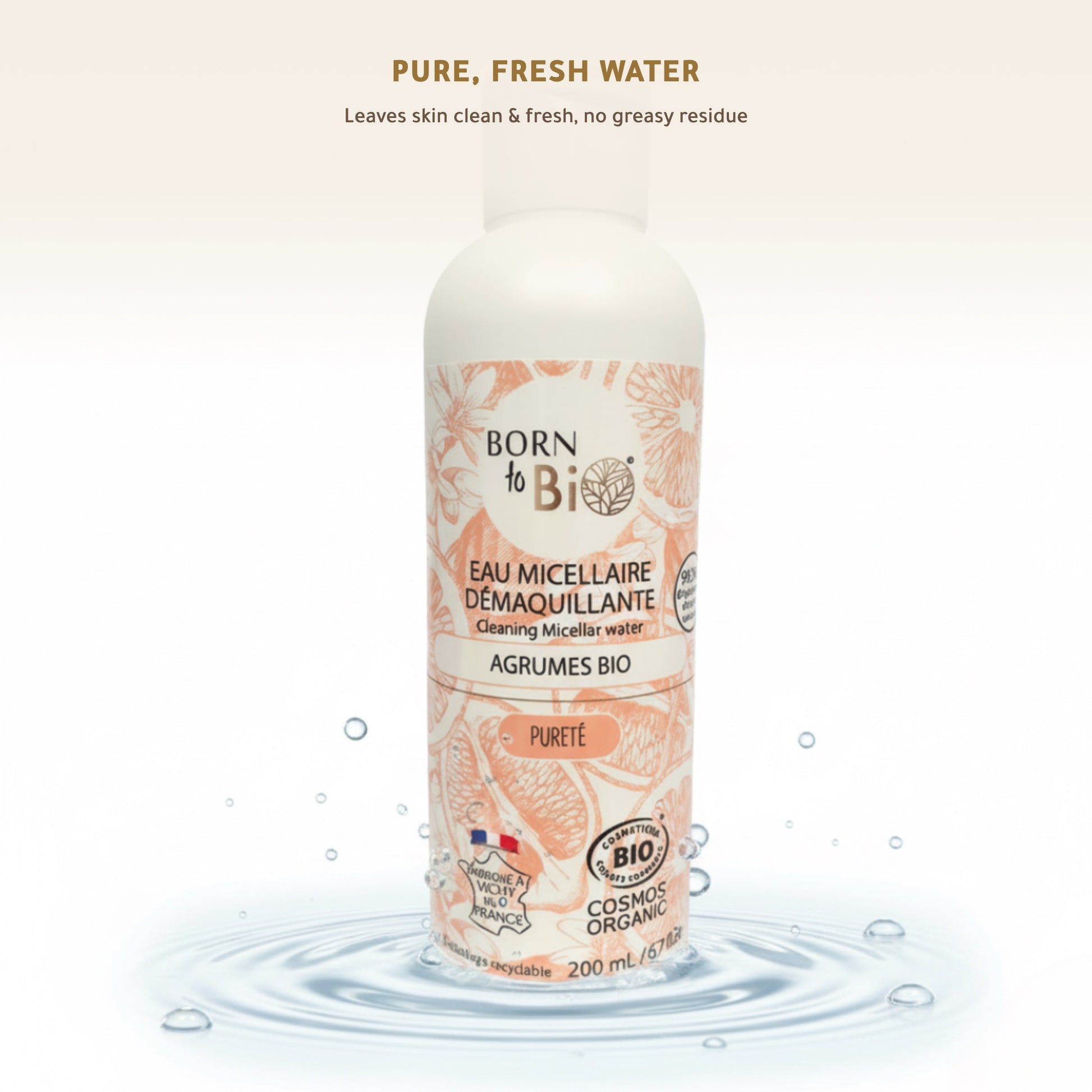 Organic Citrus Micellar Water – Made in Vichy, France | Born to Bio Vichy – slide 6