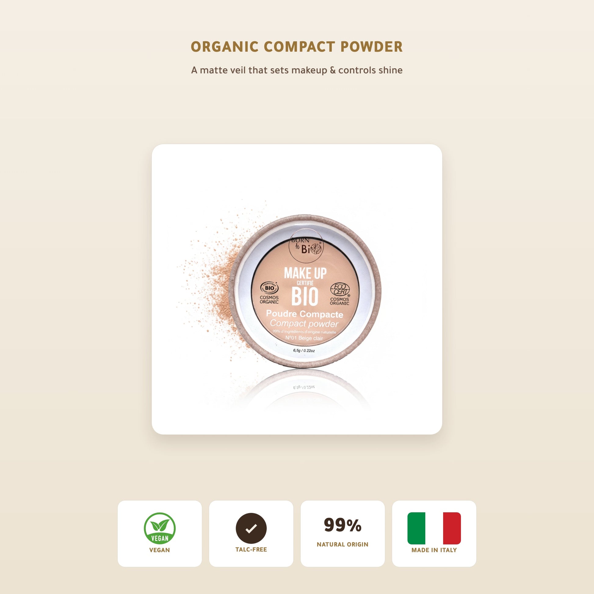 [EN] Organic Compact Powder – French Formula | Born to Bio Vichy – slide 1