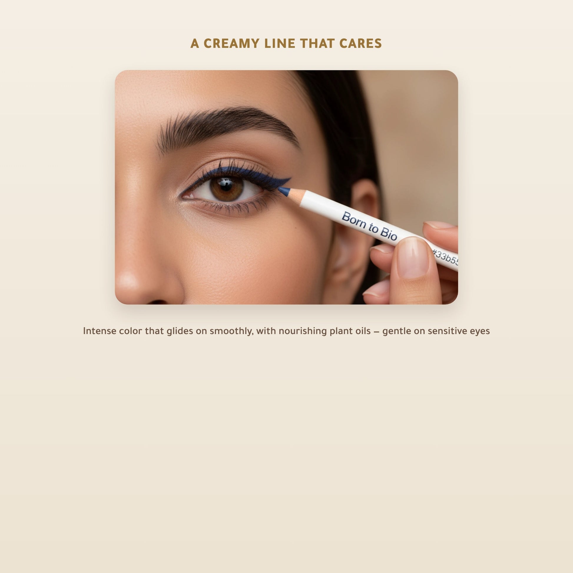 [EN] Organic Eye Pencil – French Formula | Born to Bio Vichy – slide 5