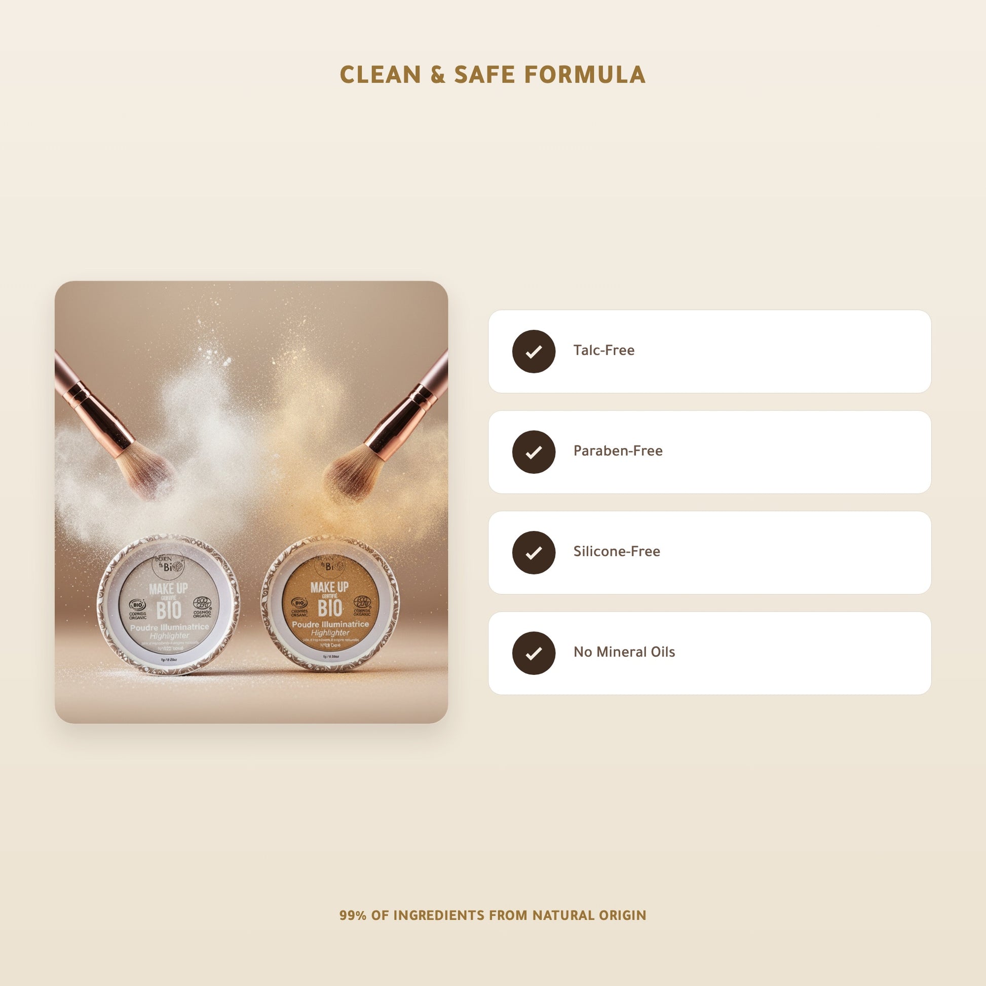 [EN] Organic Highlighter Powder – French Formula | Born to Bio Vichy – slide 3