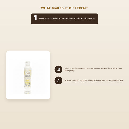 [EN] Organic Honey & Calendula Micellar Water – Made in Vichy, France | Born to Bio Vichy – slide 2