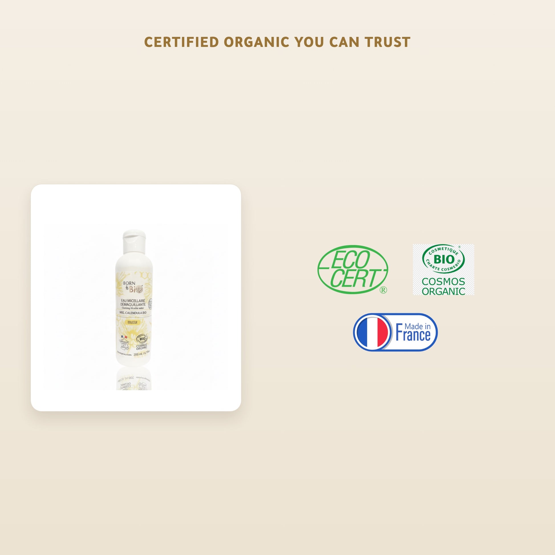 [EN] Organic Honey & Calendula Micellar Water – Made in Vichy, France | Born to Bio Vichy – slide 7