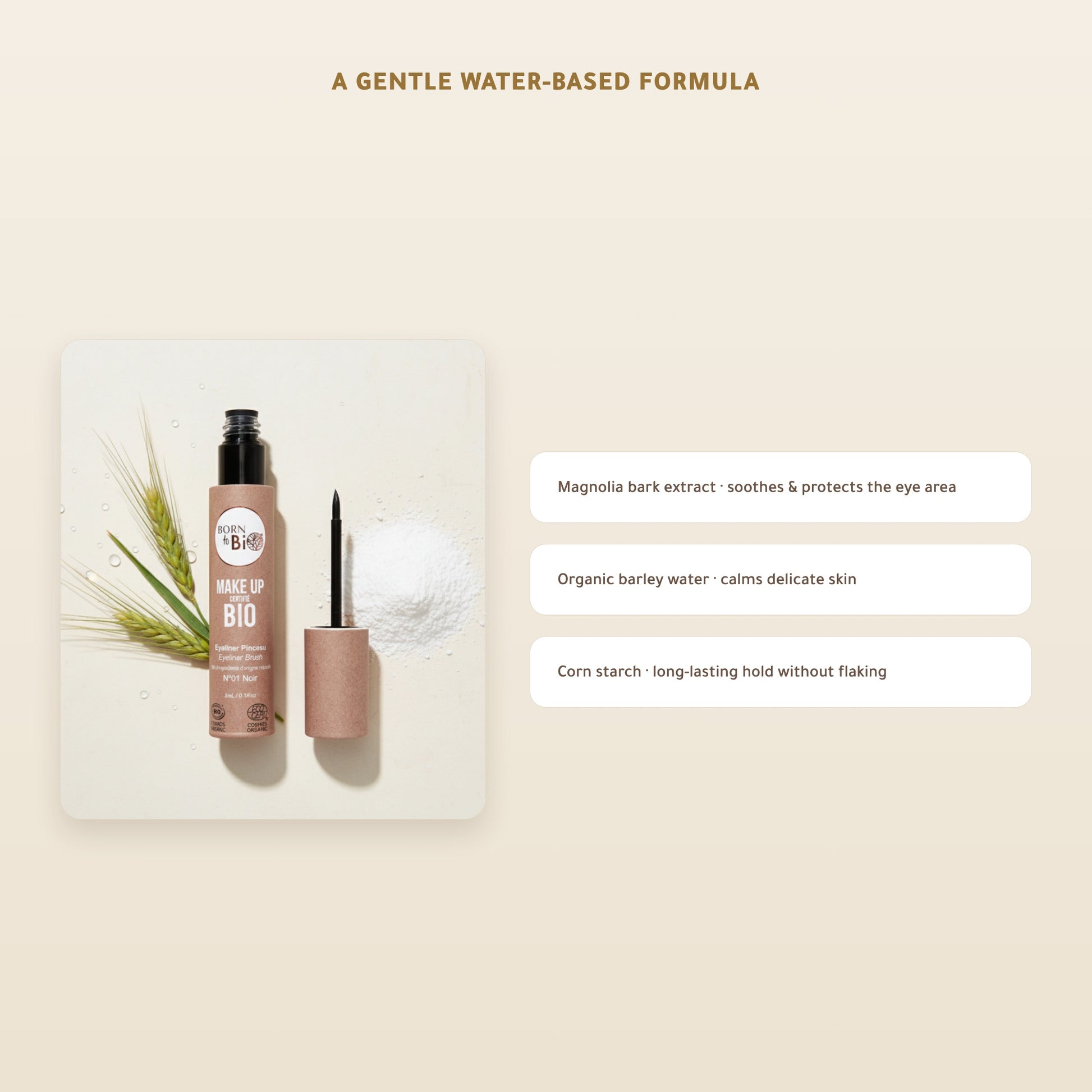 [EN] Organic Liquid Eyeliner – French Formula | Born to Bio Vichy – slide 3
