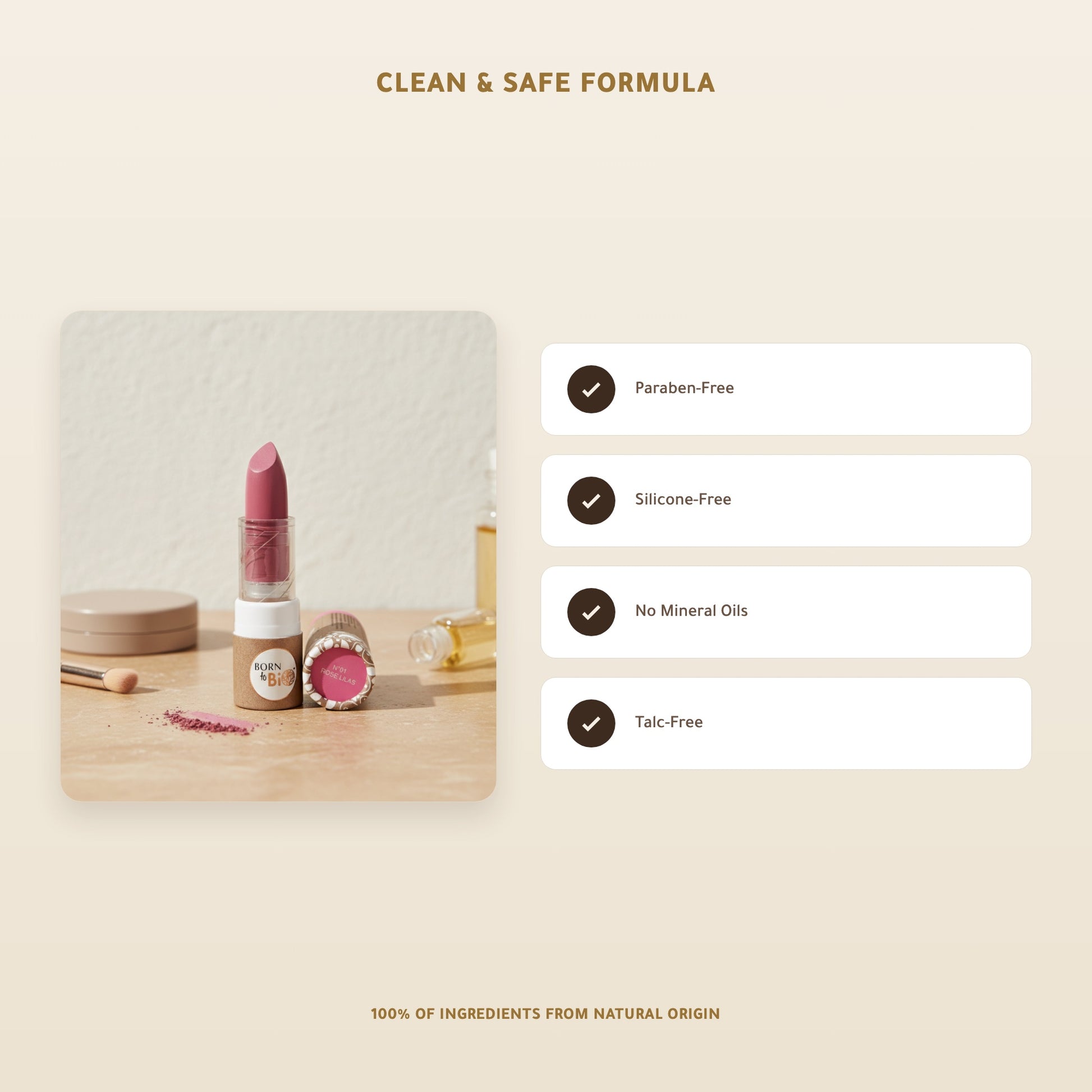[EN] Organic Matte Lipstick – French Formula | Born to Bio Vichy – slide 3