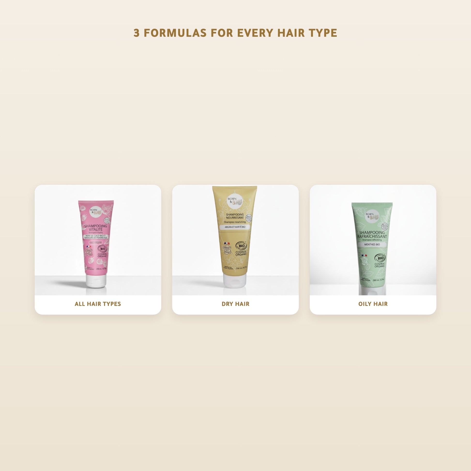 [EN] Organic Coconut & Raspberry Vinegar Shampoo for All Hair Types – Certified Organic | Born to Bio Vichy – slide 2