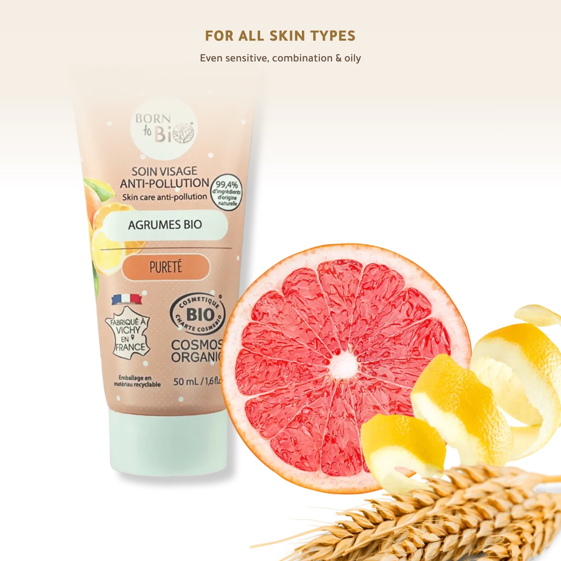 [EN] Organic Purity Face Cream – Made in Vichy, France | Born to Bio Vichy – slide 6