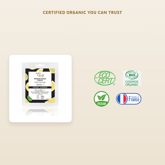 Organic Purity Cotton Face Mask – Made in Vichy, France | Born to Bio Vichy – slide 5