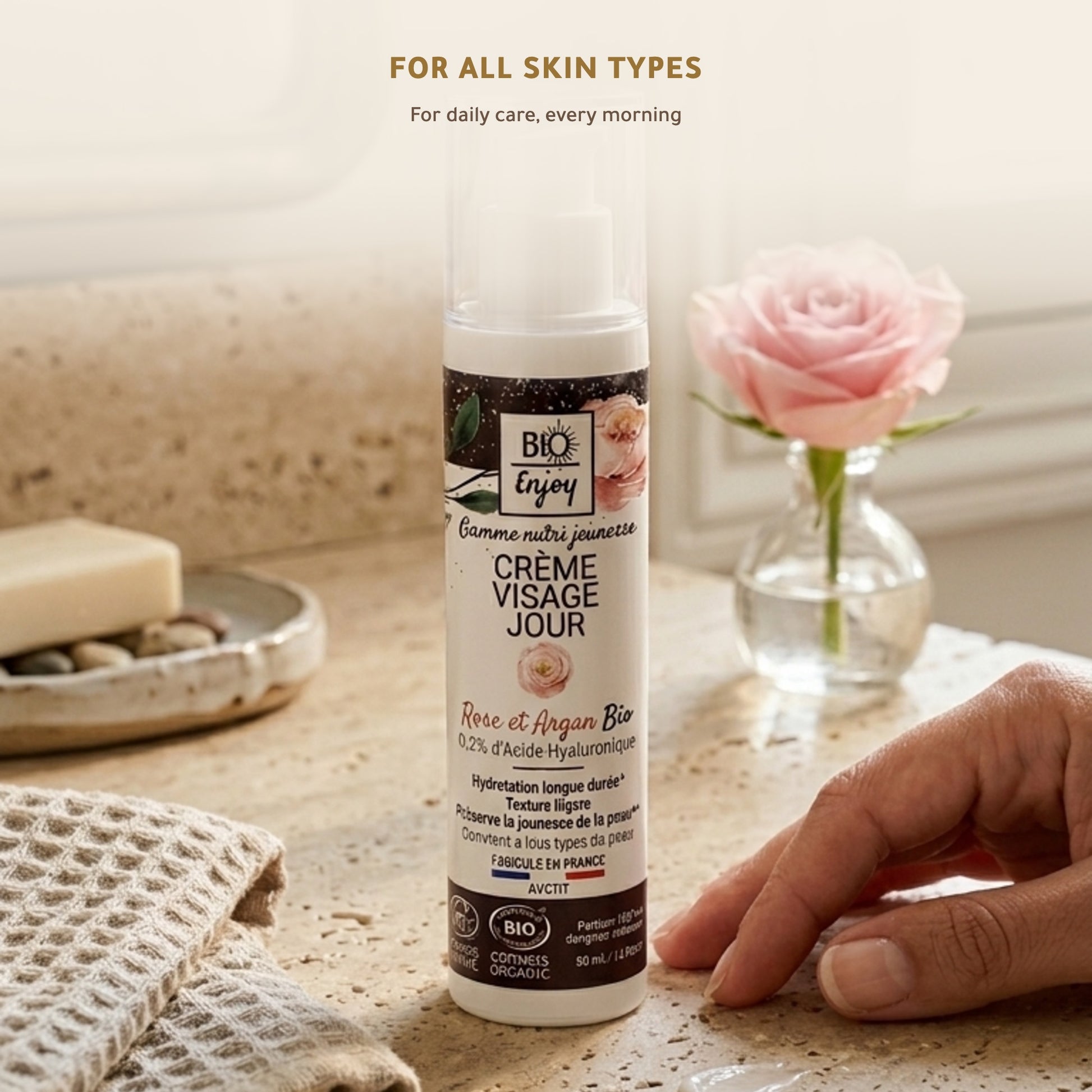 [EN] Organic Rose & Argan Day Cream – Certified Organic | Born to Bio Vichy – slide 6