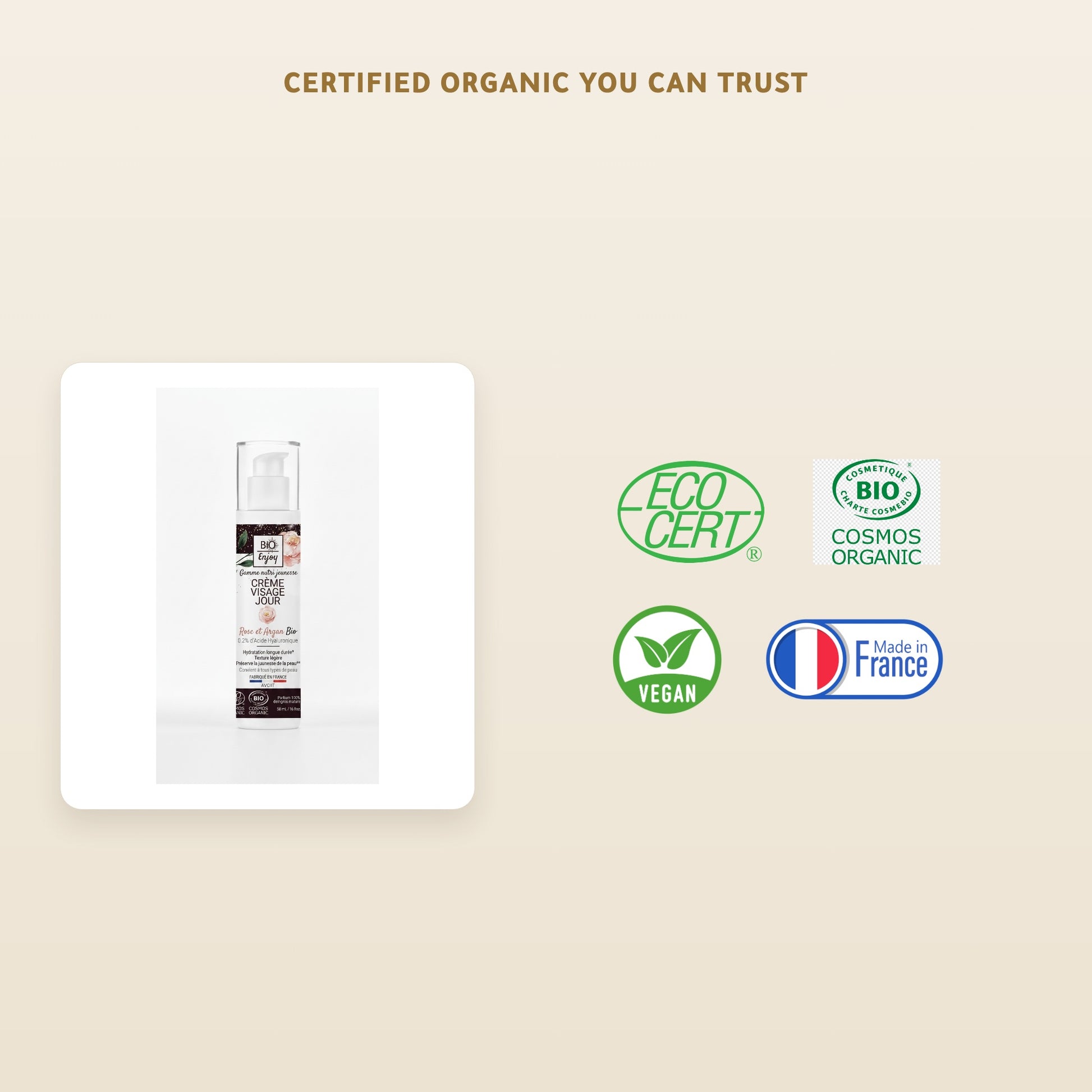 [EN] Organic Rose & Argan Day Cream – Certified Organic | Born to Bio Vichy – slide 7