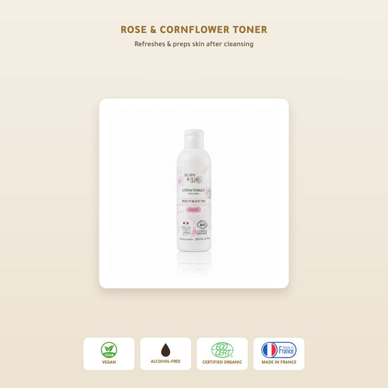 Organic Rose & Cornflower Toner – Made in Vichy, France | Born to Bio Vichy – slide 1