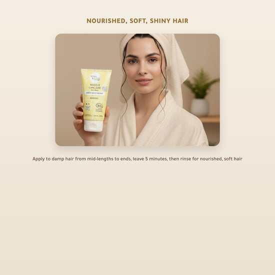 [EN] Organic Shea & Monoï Hair Mask for Dry Hair – Certified Organic | Born to Bio Vichy – slide 4