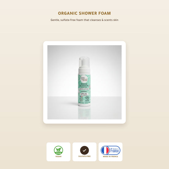 [EN] Organic Green Mint Shower Foam – Certified Organic | Born to Bio Vichy – slide 1