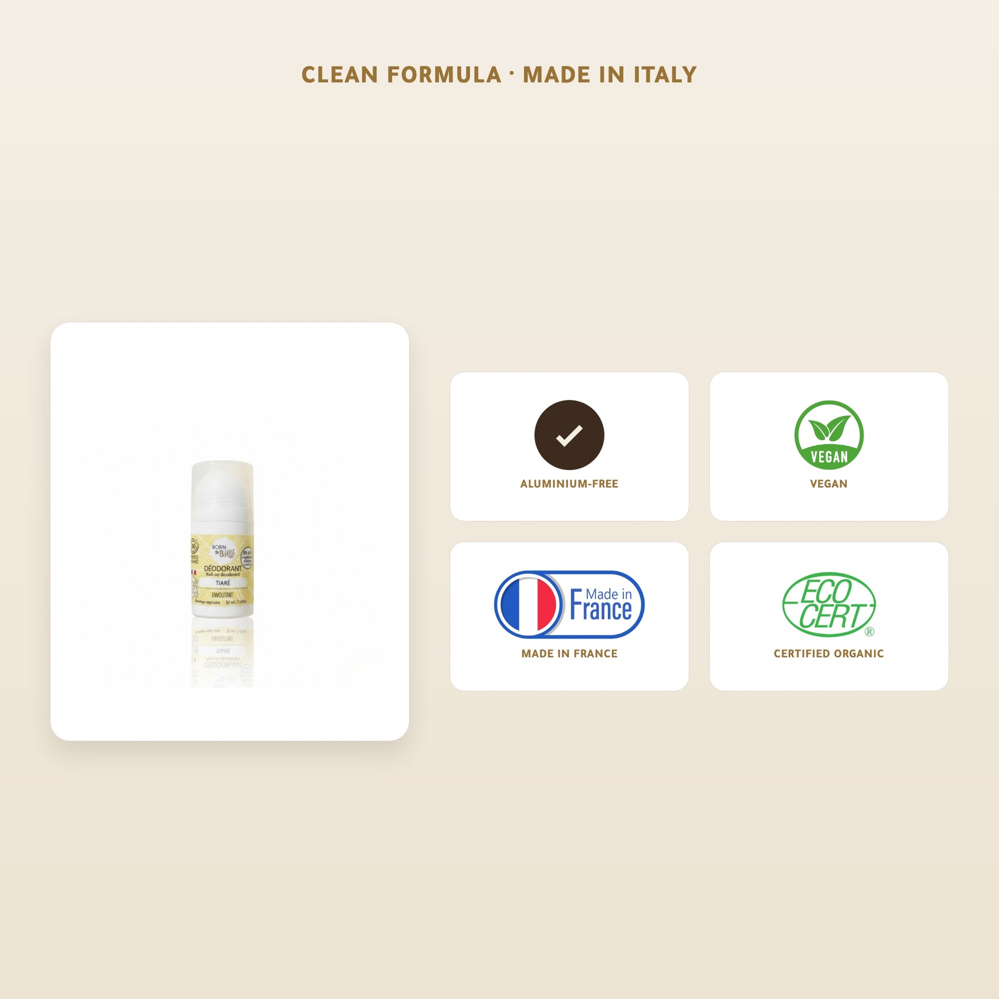Organic Tiaré Deodorant – Made in Vichy, France | Born to Bio Vichy – slide 5