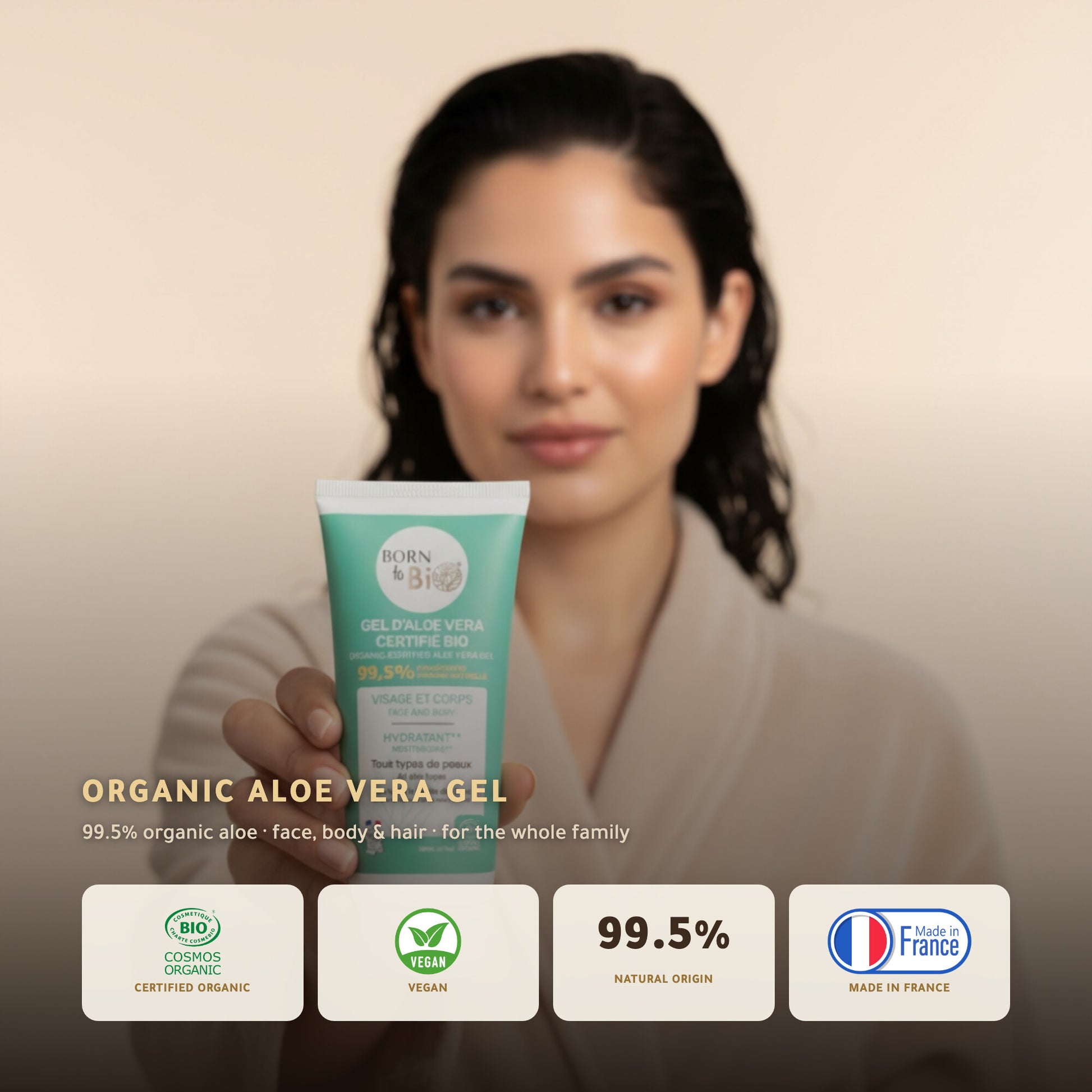 Organic Aloe Vera Gel – Certified Organic | Born to Bio Vichy – slide 1