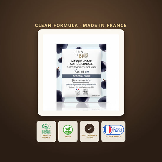 Organic Anti-Aging Cotton Face Mask – Made in Vichy, France | Born to Bio Vichy – slide 6