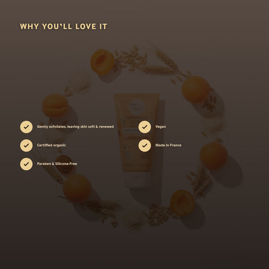 Organic Apricot Kernel Body Scrub – Certified Organic | Born to Bio Vichy – slide 2