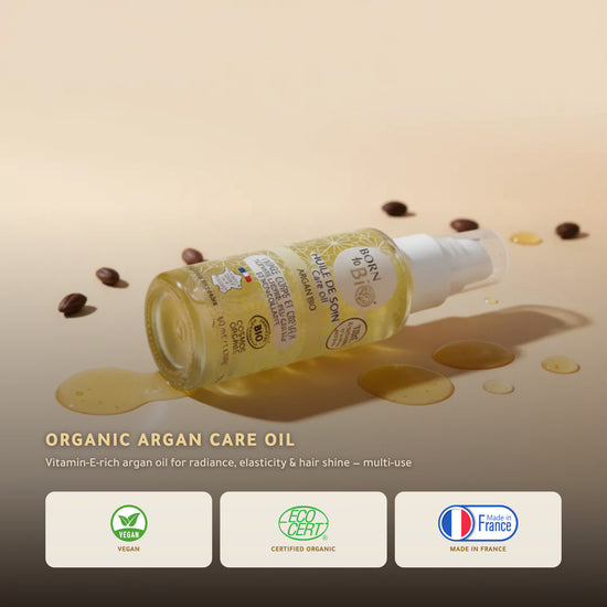 Organic Argan Care Oil – Made in Vichy, France | Born to Bio Vichy – slide 1