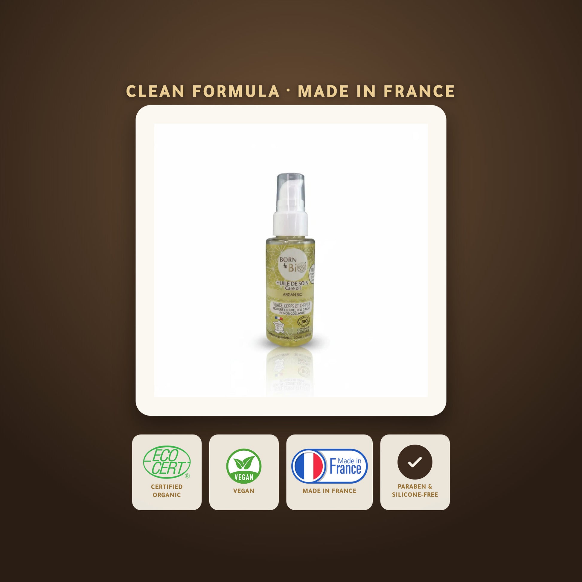 Organic Argan Care Oil – Made in Vichy, France | Born to Bio Vichy – slide 6