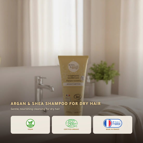 Organic Nourishing Argan & Shea Shampoo for Dry Hair – Certified Organic | Born to Bio Vichy – slide 1