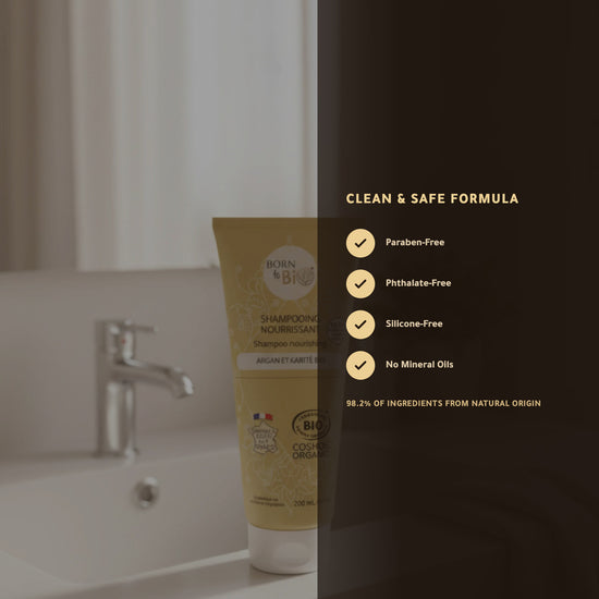 Organic Nourishing Argan & Shea Shampoo for Dry Hair – Certified Organic | Born to Bio Vichy – slide 3