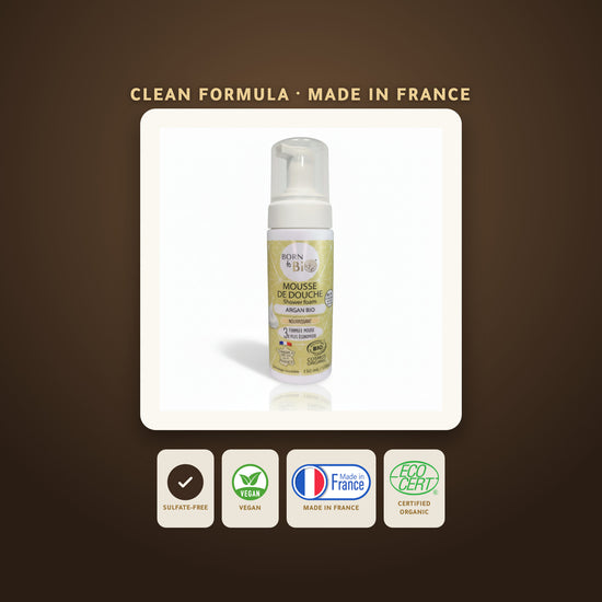 Organic Argan Shower Foam – Certified Organic | Born to Bio Vichy – slide 6