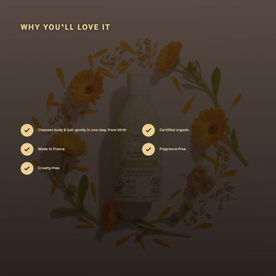 Organic 2-in-1 Baby Cleansing Gel – Certified Organic | Born to Bio Vichy – slide 2