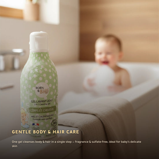 Organic 2-in-1 Baby Cleansing Gel – Certified Organic | Born to Bio Vichy – slide 5