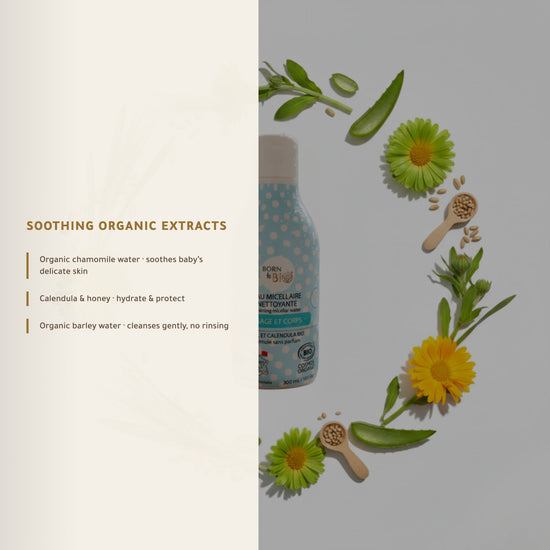 Organic Micellar Cleansing Water for Baby – Certified Organic | Born to Bio Vichy – slide 4