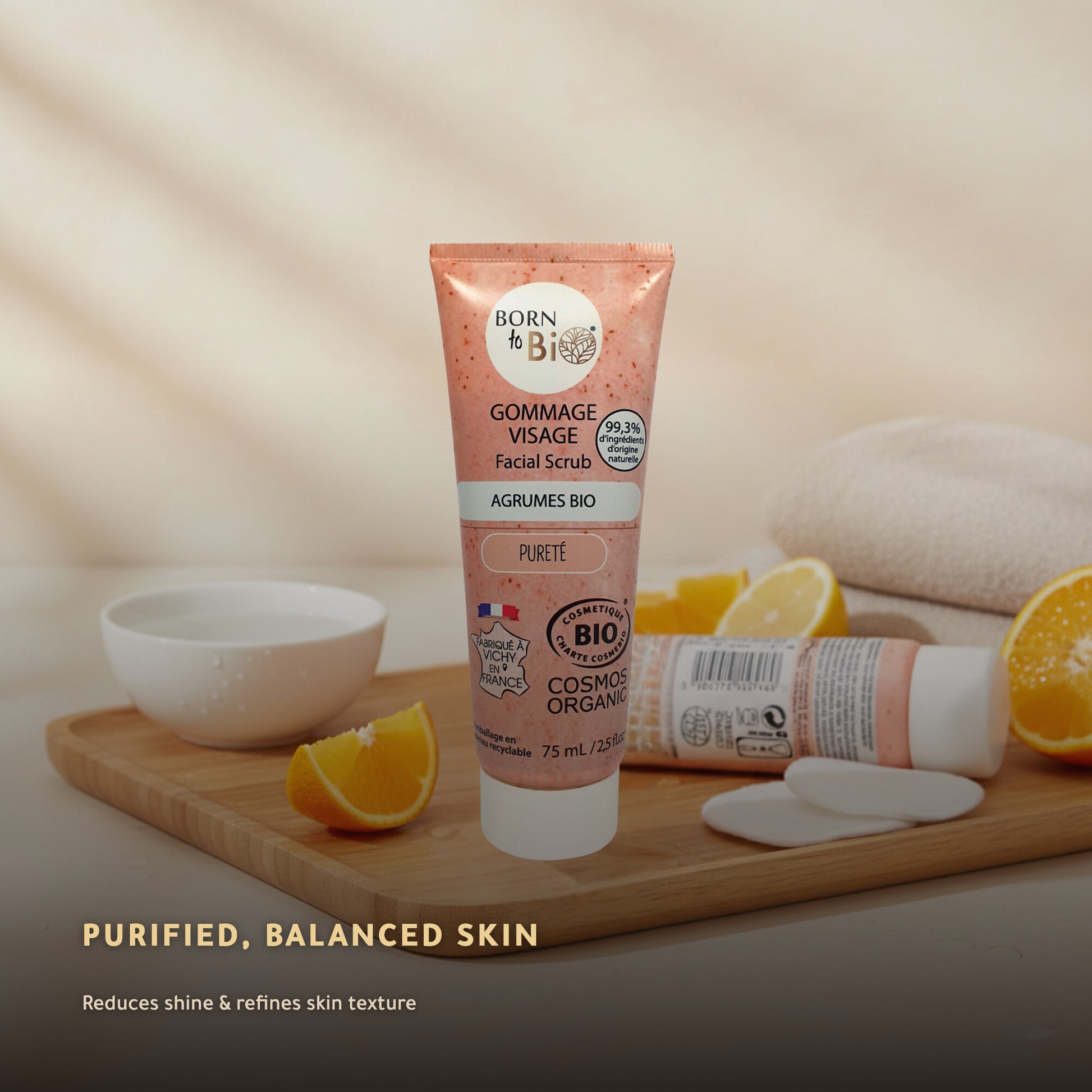 Organic Citrus Face Scrub – Made in Vichy, France | Born to Bio Vichy – slide 5