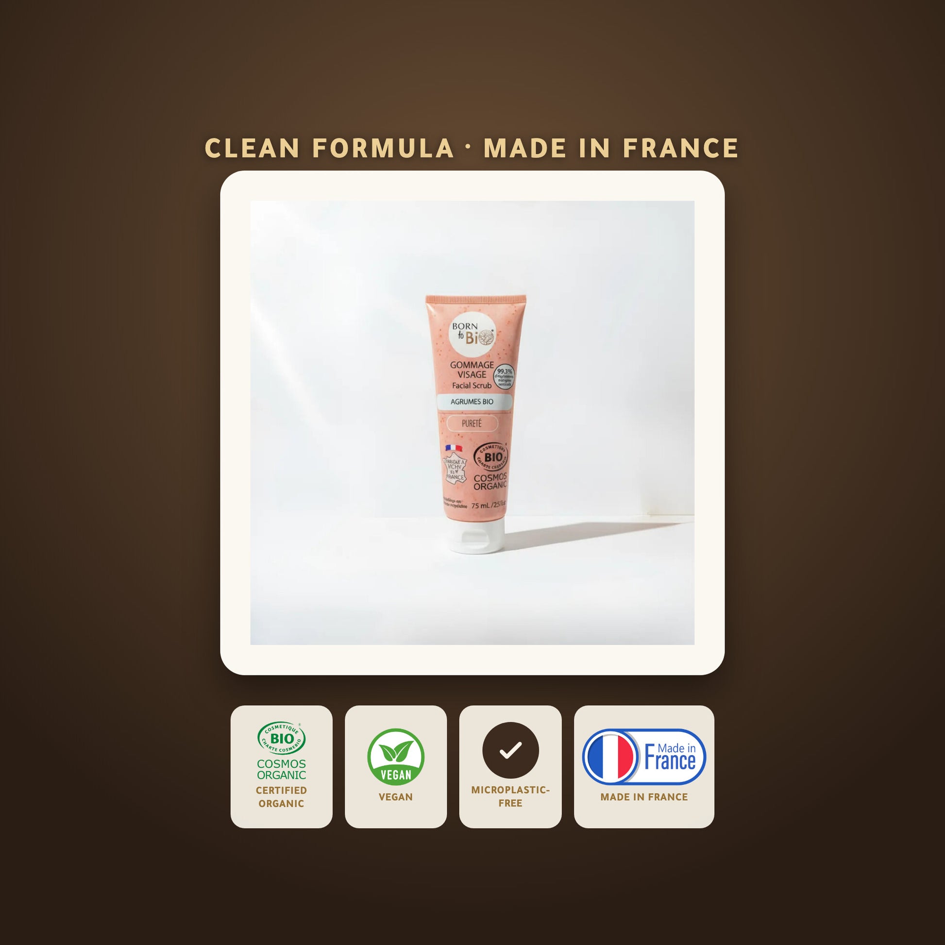 Organic Citrus Face Scrub – Made in Vichy, France | Born to Bio Vichy – slide 6