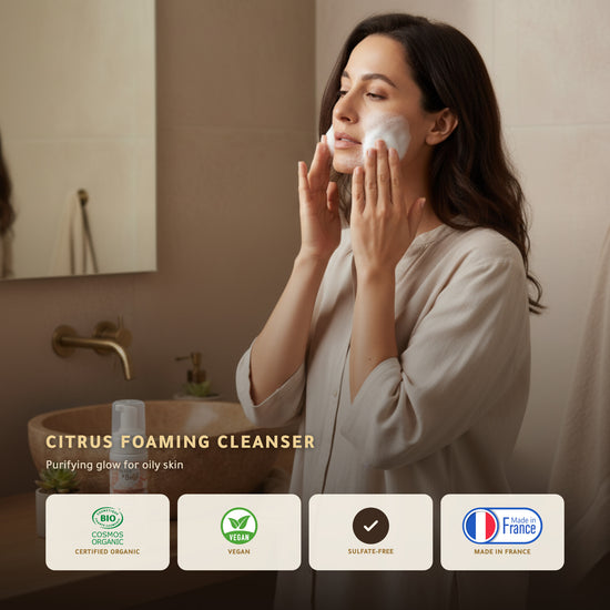 Organic Citrus Face Cleansing Foam – Made in Vichy, France | Born to Bio Vichy – slide 1