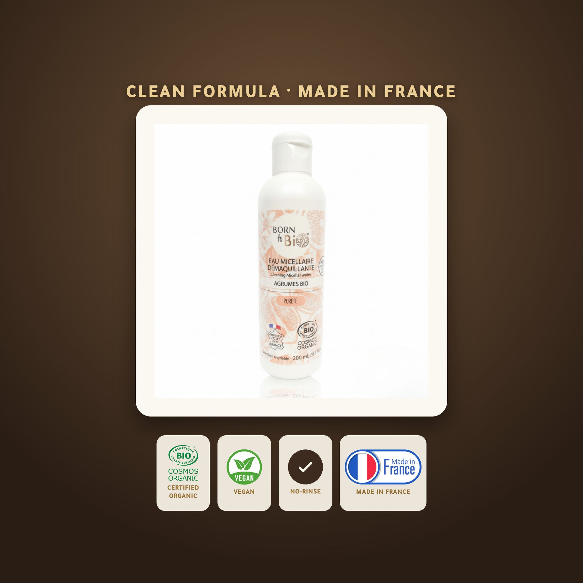 Organic Citrus Micellar Water – Made in Vichy, France | Born to Bio Vichy – slide 6