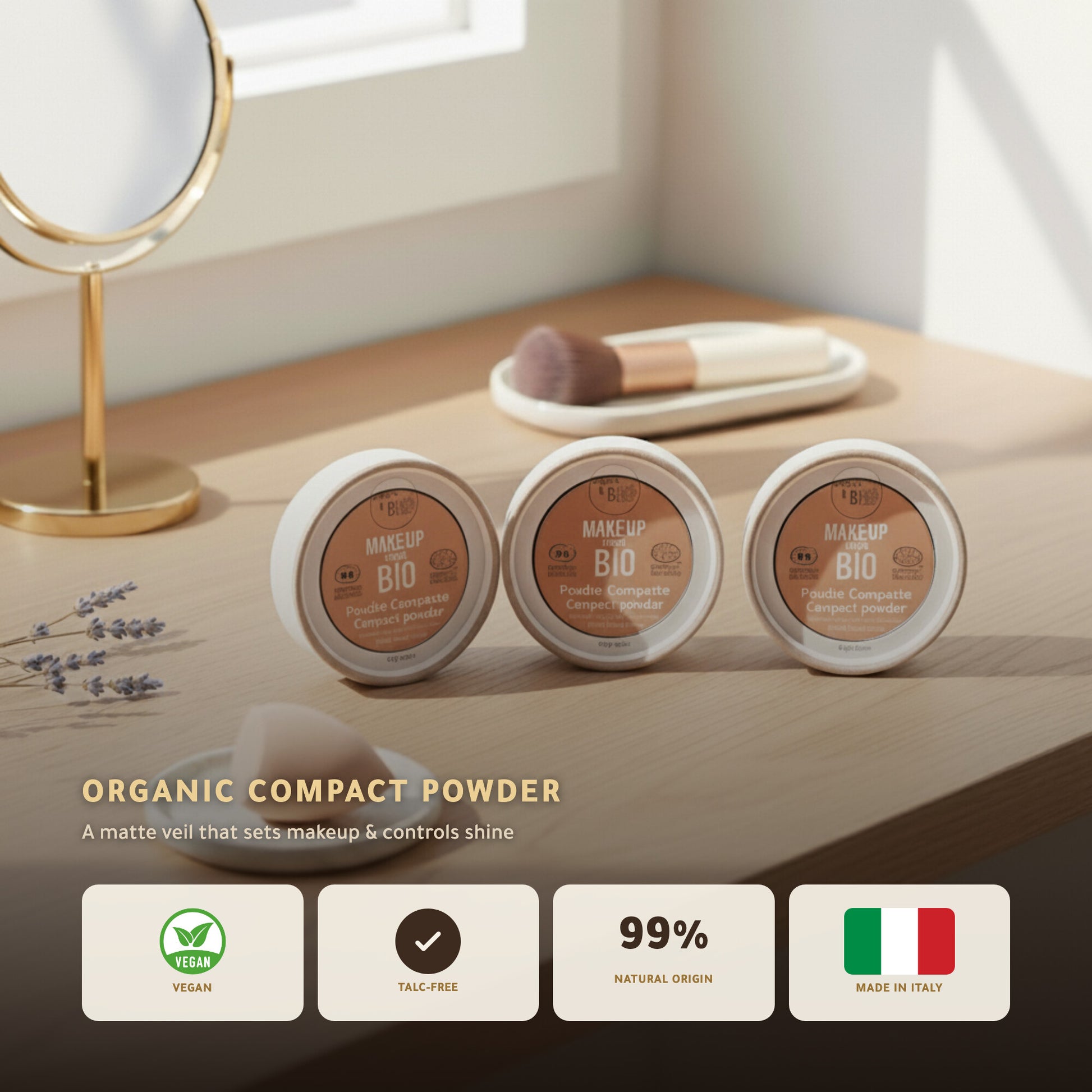 Organic Compact Powder – French Formula | Born to Bio Vichy – slide 1