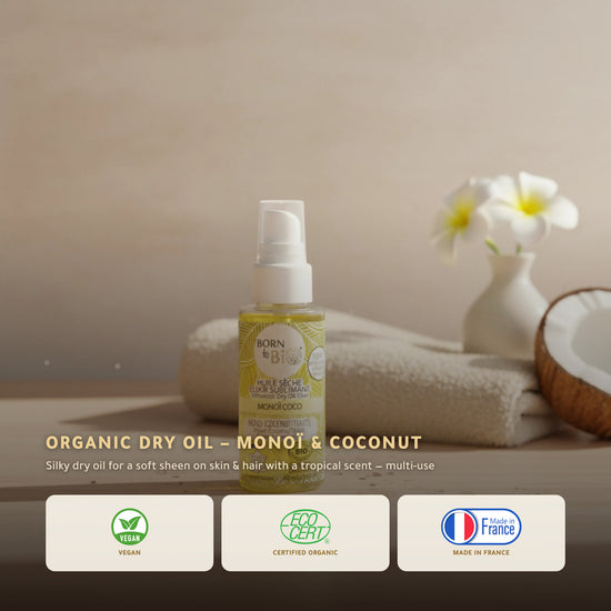 Organic Dry Oil – Sublime Monoï Coco Elixir | Born to Bio Vichy – slide 1