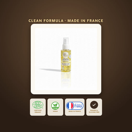 Organic Dry Oil – Sublime Monoï Coco Elixir | Born to Bio Vichy – slide 6