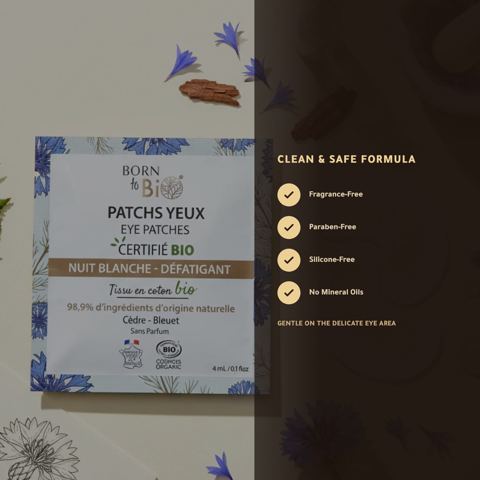 Organic Eye Patches – Made in Vichy, France | Born to Bio Vichy – slide 3