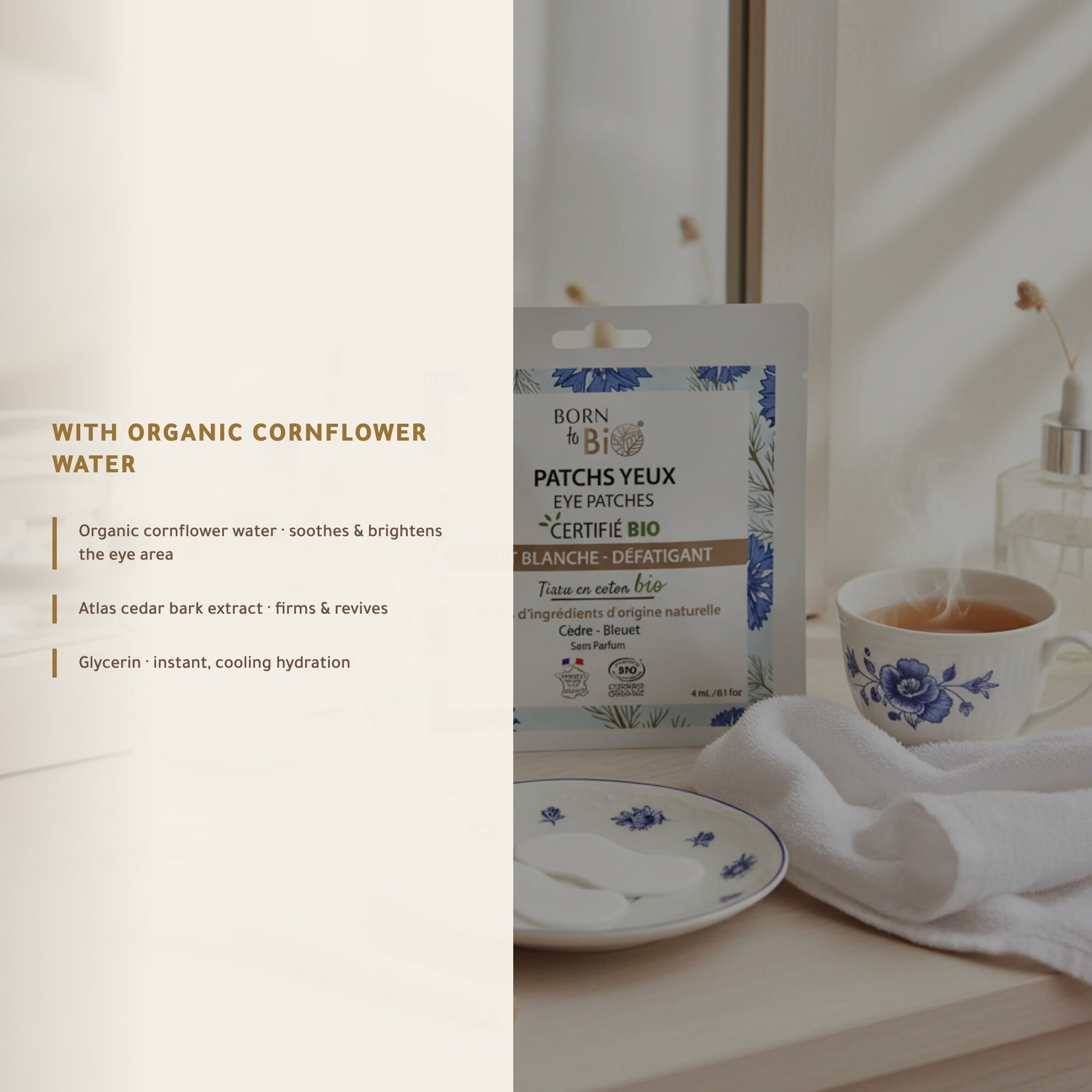 Organic Eye Patches – Made in Vichy, France | Born to Bio Vichy – slide 4