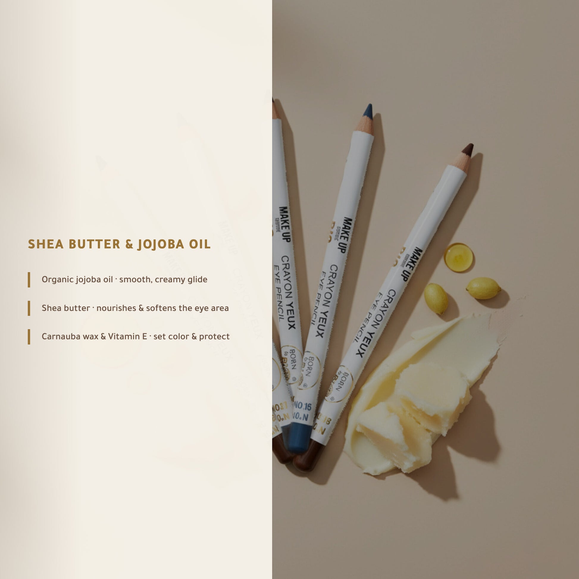 Organic Eye Pencil – French Formula | Born to Bio Vichy – slide 5