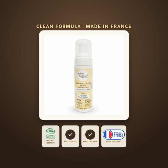 Organic Honey & Calendula Foaming Face Cleanser – Made in Vichy, France | Born to Bio Vichy – slide 6