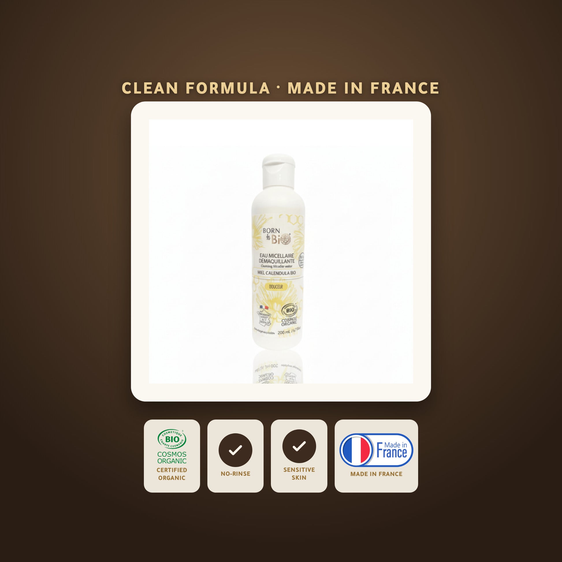 Organic Honey & Calendula Micellar Water – Made in Vichy, France | Born to Bio Vichy – slide 6