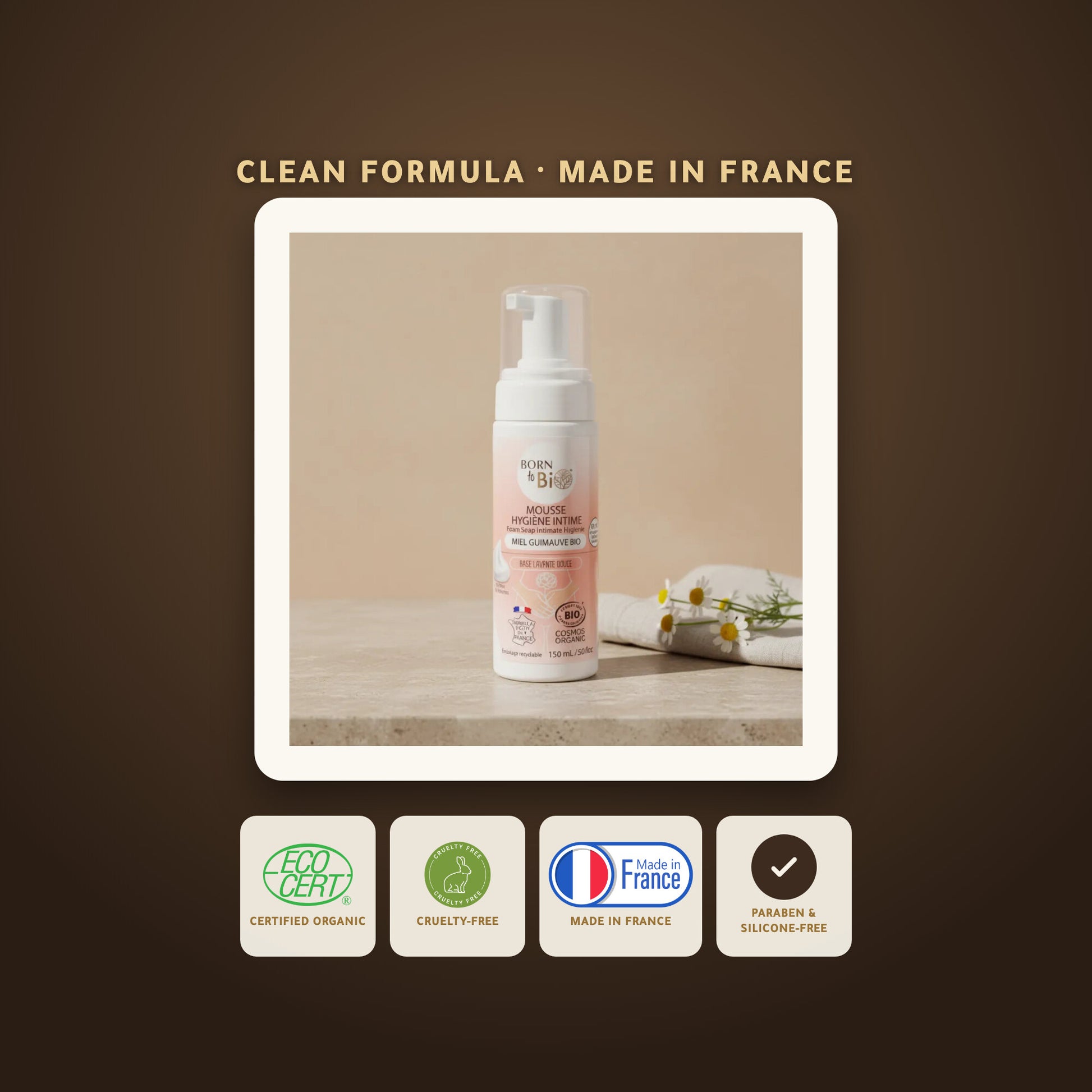 Organic Honey & Marshmallow Intimate Foam | Born to Bio Vichy – slide 6
