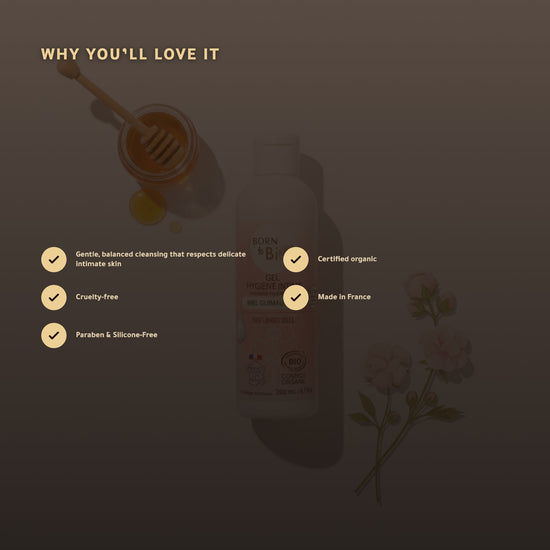 Organic Honey & Marshmallow Intimate Wash Gel – Certified Organic | Born to Bio Vichy – slide 2