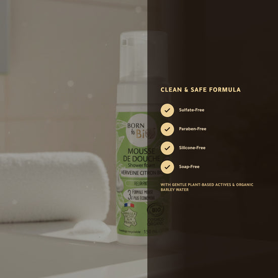 Organic Verbena Lemon Shower Foam – Certified Organic | Born to Bio Vichy – slide 3