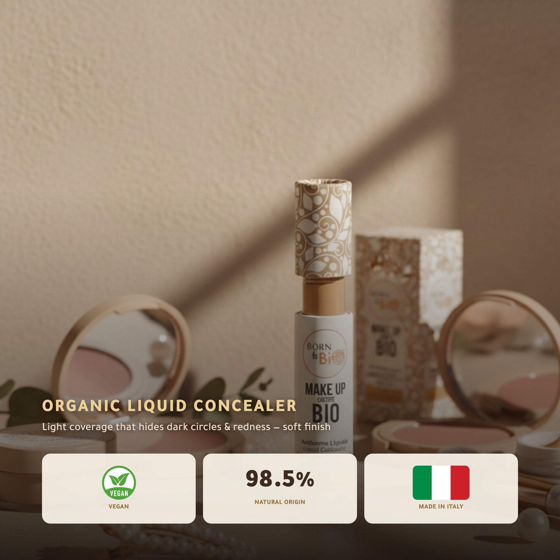 Organic Liquid Concealer – French Formula | Born to Bio – slide 1