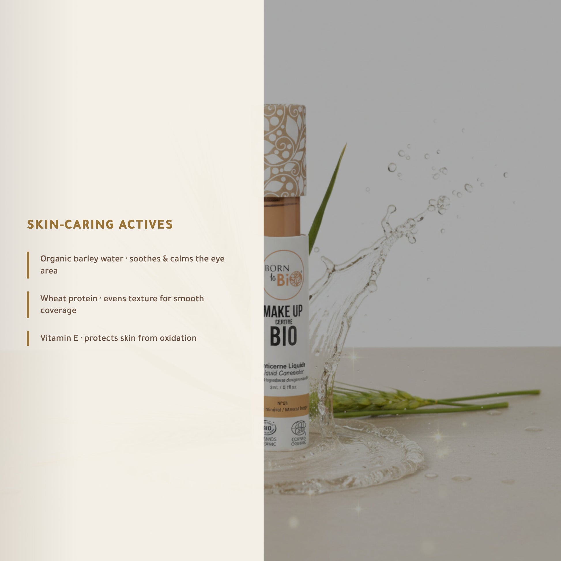 Organic Liquid Concealer – French Formula | Born to Bio – slide 5
