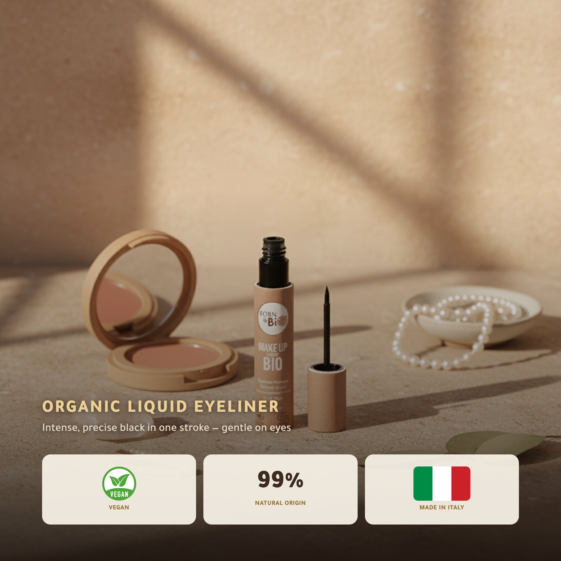 Organic Liquid Eyeliner – French Formula | Born to Bio Vichy – slide 1