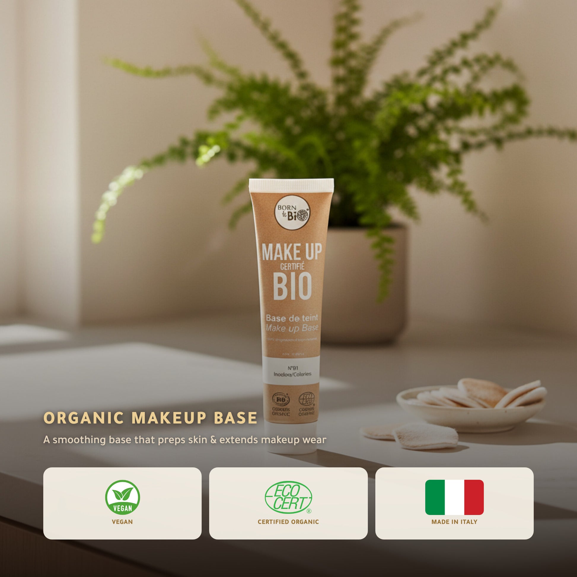 Organic Makeup Base – Certified Organic | Born to Bio – slide 1
