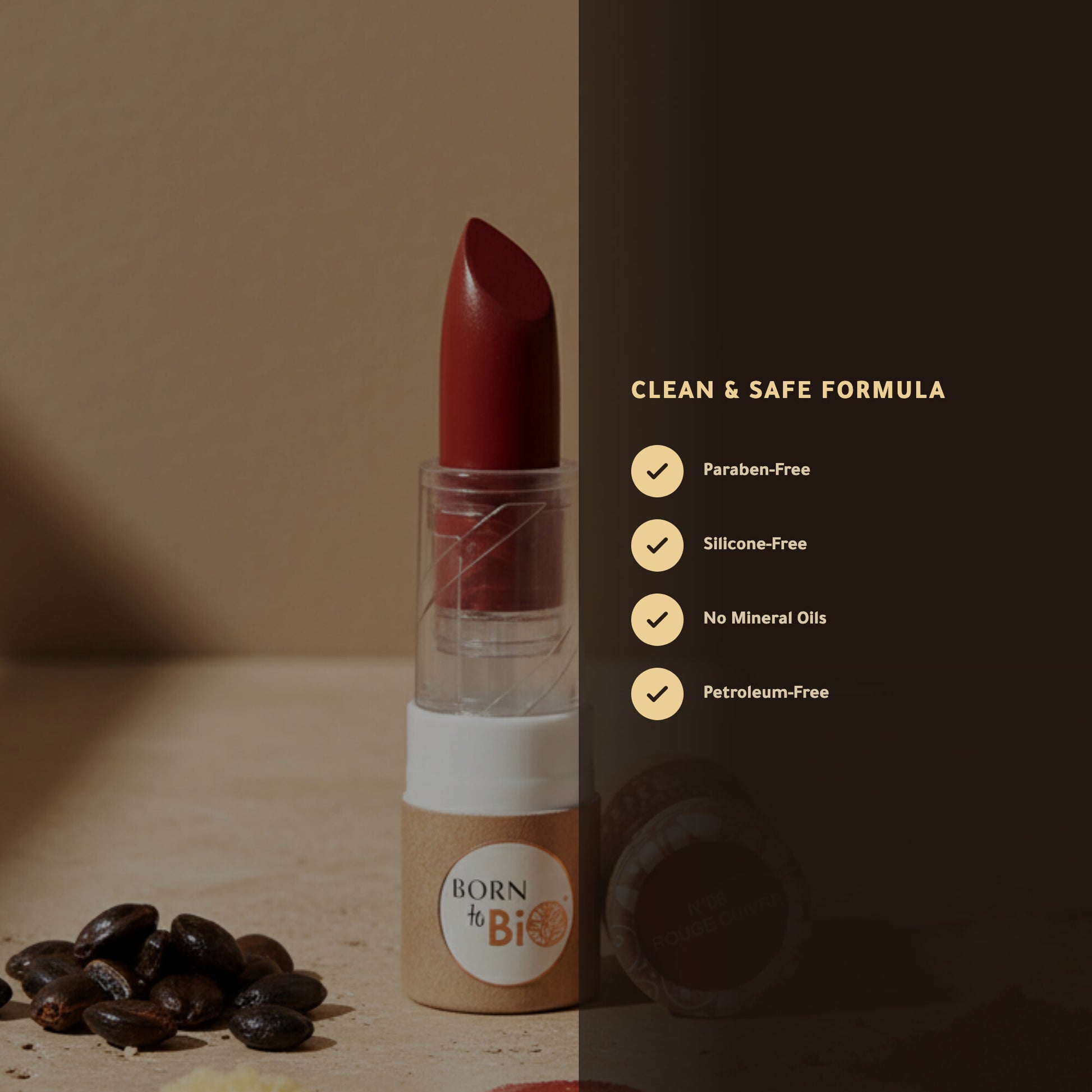 Organic Matte Lipstick – French Formula | Born to Bio Vichy – slide 5