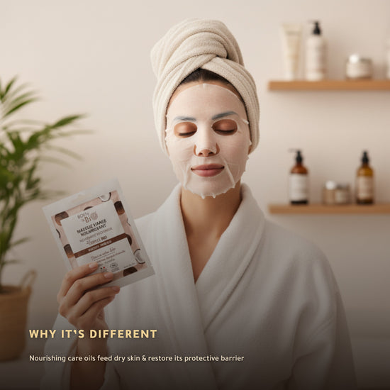 Organic Cotton Nourishing Face Mask – Certified Organic | Born to Bio Vichy – slide 4